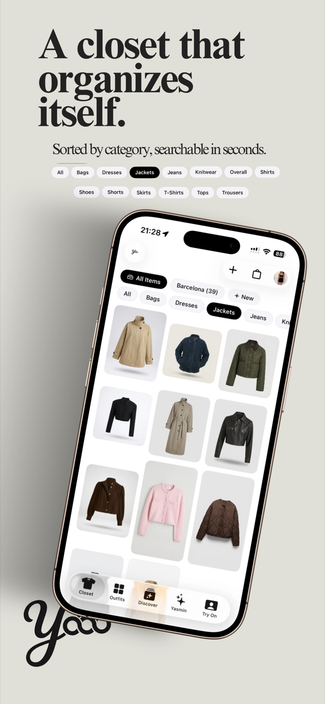 A closet that organizes itself