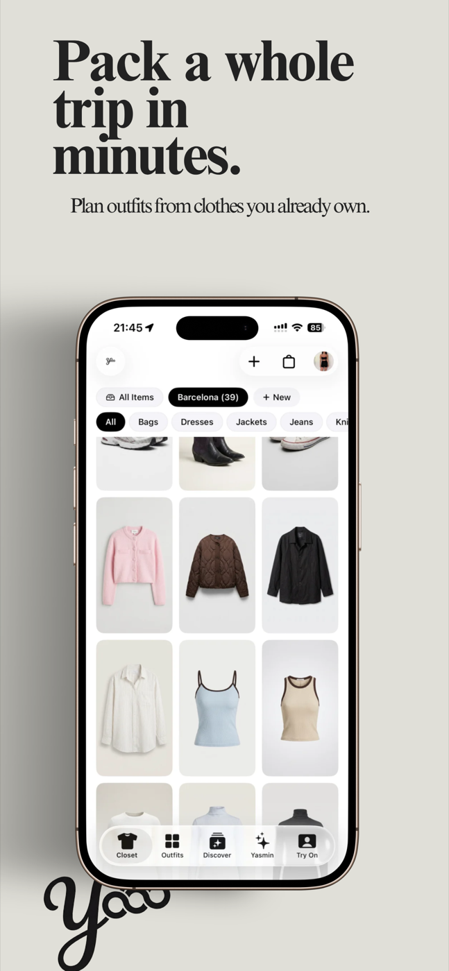 Pack a whole trip in minutes